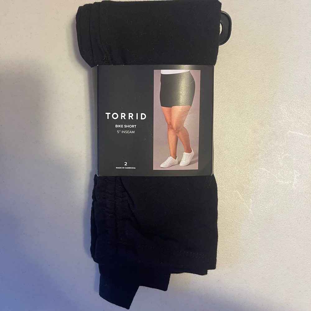 Black Torrid Bike Shorts